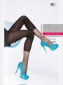 Fiore - Stylish mock legging tights with polka dot pattern 40 DEN, black, size S