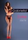 Gabriella - Sensuous fishnet suspender tights Strip Panty, black, size M/L