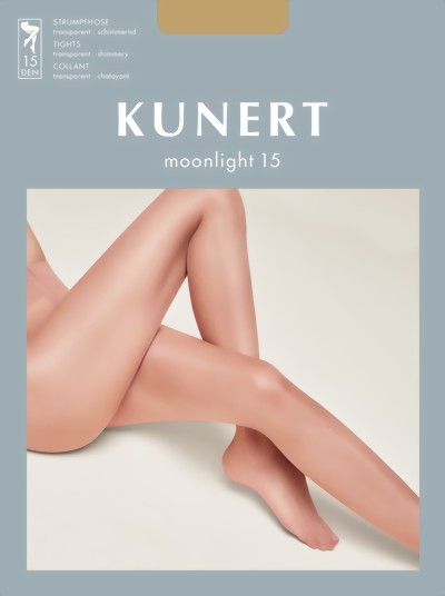 Kunert - Elegant shimmery tights Moonlight 15, hazel, size L
