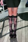 Trasparenze - Exclusive flower patterned knee highs Peonies Trasparenze - Exclusive flower patterned knee highs Peonies