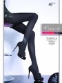 Fiore - Elegant patterned tights Arabella 40 DEN, black, size L