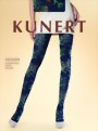 KUNERT - Beautiful, flower pattern tights, black, size M