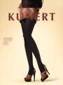KUNERT - Elegant herringbone pattern tights 40 denier, black, size M/L