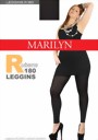 Marilyn - Fuller figure leggings Rubens 180 DEN, black, size M/L