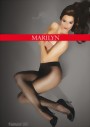 Marilyn - Classic sheer-to-waist tights Naked 20 denier, black, size M