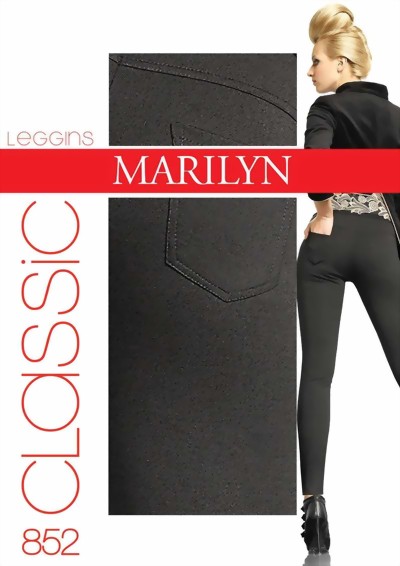 Marilyn - Cotton treggings Classic, 180 DEN, dark blue, size M/L